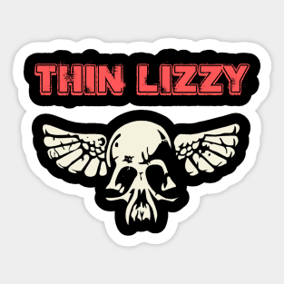 thin lizzy Sticker